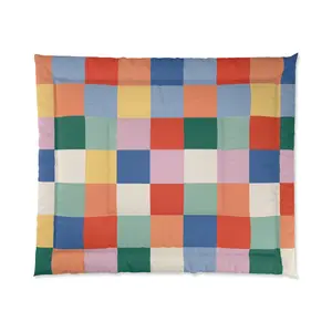 Comforter | Colorful Checkered Pattern