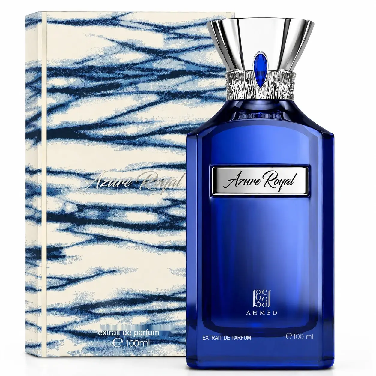 Ahmed Al Maghribi Azure Royal for Unisex 3.4 Oz Extrait De Parfum Spray Ahmed Al Maghribi Azure Royal for Unisex 3.4 Oz Extrait De Parfum Spray