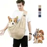 Portable Dog & Cat Sling Carrier Bag - Breathable Fabric for Breathability, Adjustable Safety Belt, Snap Hook, Fold-and-Go Bag, Hands-Free Carry, Machine Washable, Ideal for Small-Medium Pets Up to 7 kg (16.5 lbs) Outdoor Activities & Gifting