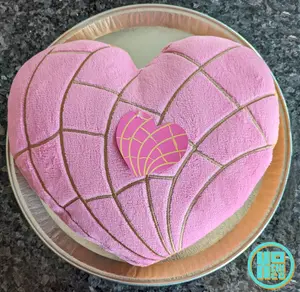 "Corazon" Heart Shaped Plush Concha Pan Dulce Cushion