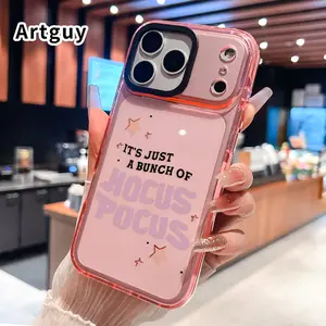 Soft Case for iPhone 17 16 Pro Max 15 Plus 14 13 12 11 Air Hocus Pocus Magic Anti-Yellowing Shockproof ultra-thin Silicone Crystal Cover