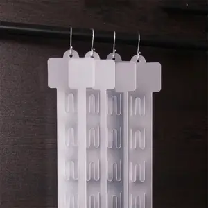 10 PCS Manufacture Wholesale PP Plastic Snacks Display Clip Strip Hanging Holder For Supermarket