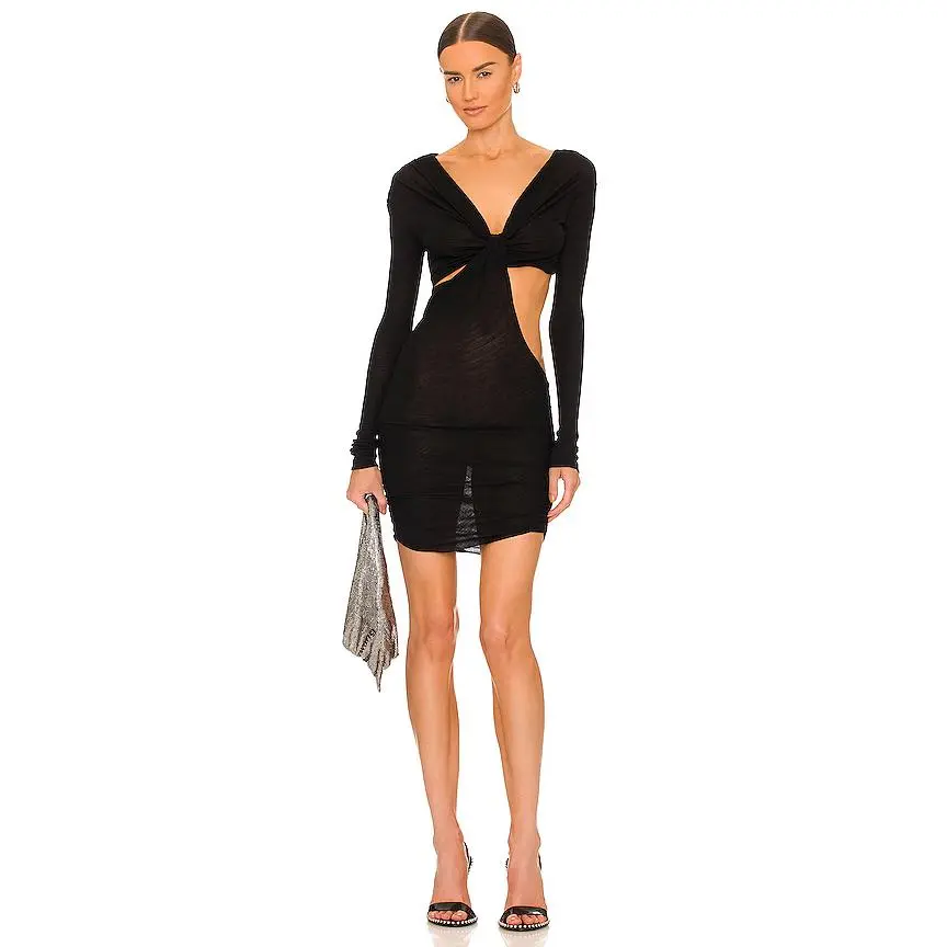 LaQuan Smith Dress with Cut Outs & Twist Detail in Black - TikTok Shop LaQuan Smith Dress with Cut Outs & Twist Detail in Black - TikTok Shop