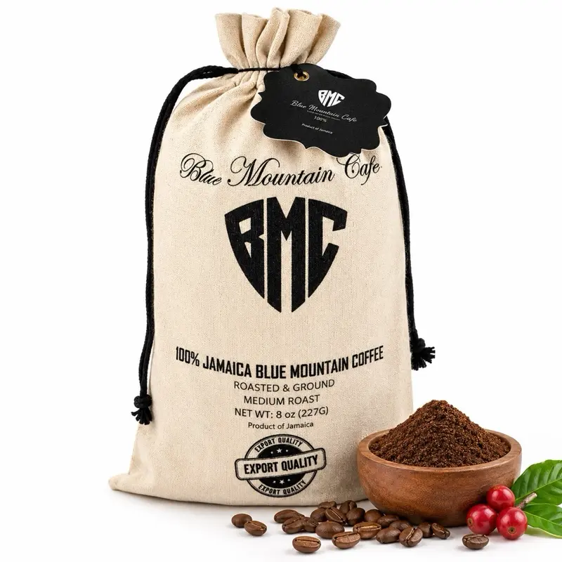 100% Jamaica Blue Mountain Coffee, Ground 8oz