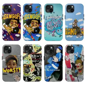 Rapper Veeze Ganger Tour Hip Hop Music Artist Merch Heavy Duty Tough Phone Case Shockproof Drop Protection Durable Hard Cover Aesthetic for iPhone 11 12 13 14 15 16 17 Pro Max Plus