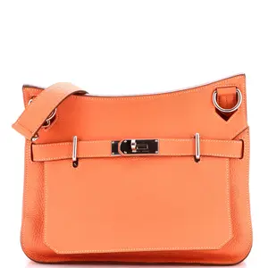 Pre-owned HERMÈS material Messenger Bags Hermes Jypsiere Bag Clemence 31 by Rebag