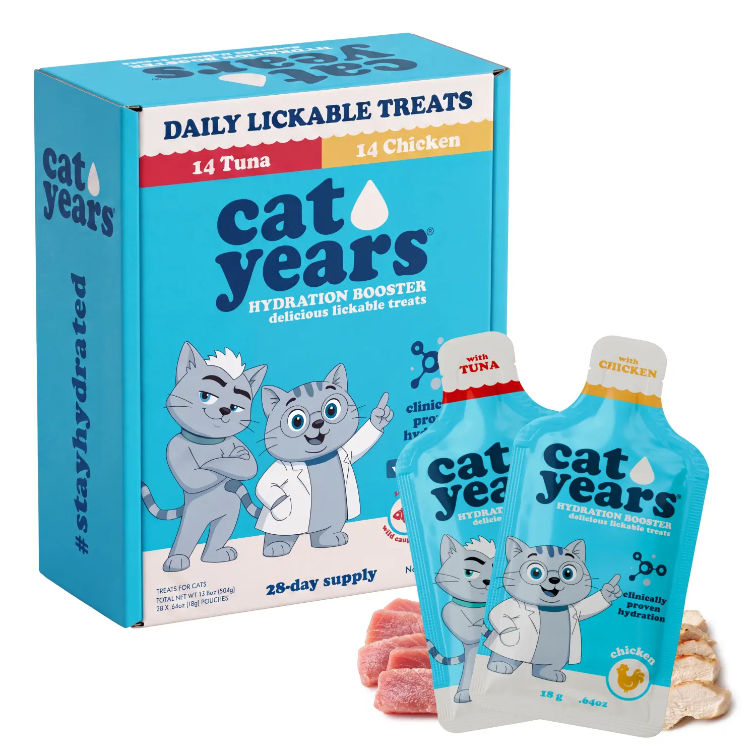 Cat Years Hydration Booster, Daily Lickable Treat