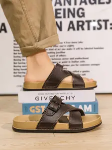 2026 New Arrival Slippers!! Essential for Beach, Swimming, Travel, Comfortable Home & Outdoor All-Round Slip-On Slippers. Men's Toe-Exposing Design with Lightweight & Anti-Slip Structure for All-Day Comfort