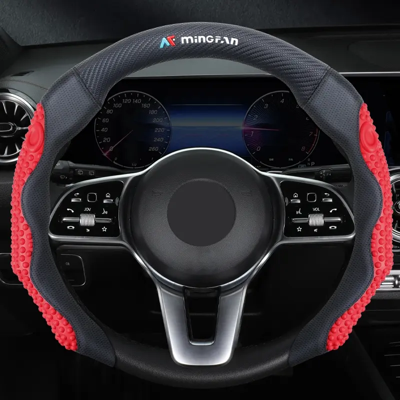 Car Steering Wheel Cover Massage Beads, Breathable Anti-Slip Interior, Universal Fit for Men and Women, Fits 14.5/15 Inch Cars Suvs, Automotive, Car Accessories