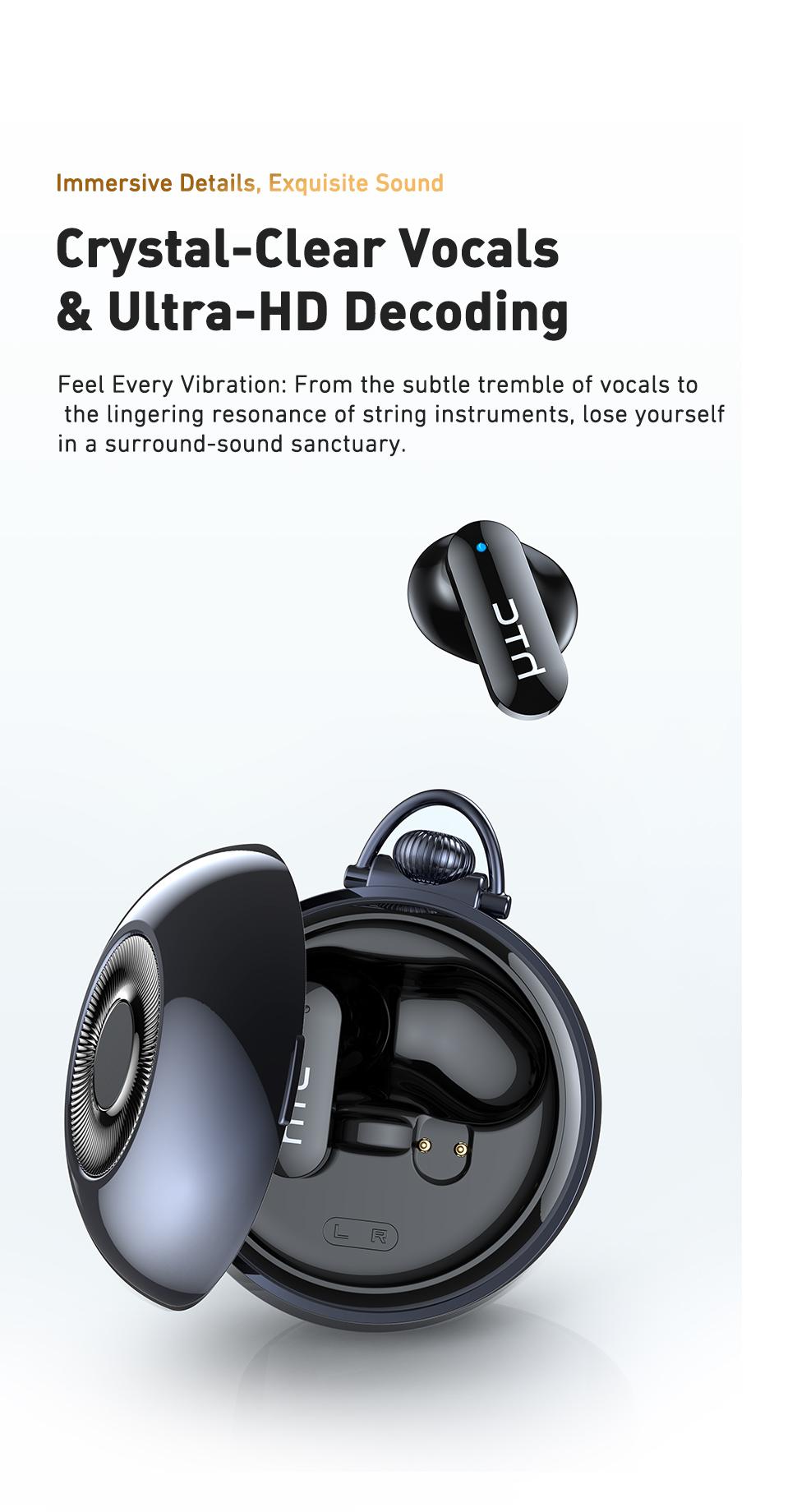 HTC NE71 Mini In-Ear True Wireless Earbuds - Bluetooth 6.0, Rechargeable, Waterproof, Touchscreen, Call-Ready Mic, Volume Control, Built-in Headset, Long Battery Life, for Office, Sports HTC NE71 Mini In-Ear True Wireless Earbuds - Bluetooth 6.0, Rechargeable, Waterproof, Touchscreen, Call-Ready Mic, Volume Control, Built-in Headset, Long Battery Life, for Office, Sports
