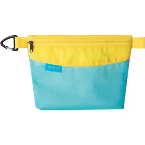 pack all Water-resistant Material Zipper Pouch, Mesh Zipper Bag for Storage, Travel, Office (Small, Blue)