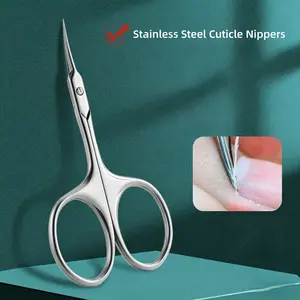 High-End Russian Cuticle Nipper, Ultra-Fine Blade with Comfortable Large Ring, Durable Nail Clip for Salon-Quality Manicure and Pedicure