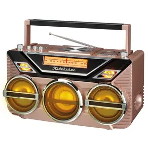 Studebaker Boombox with Bluetooth/CD/FM Radio and 15W Subwoofer
