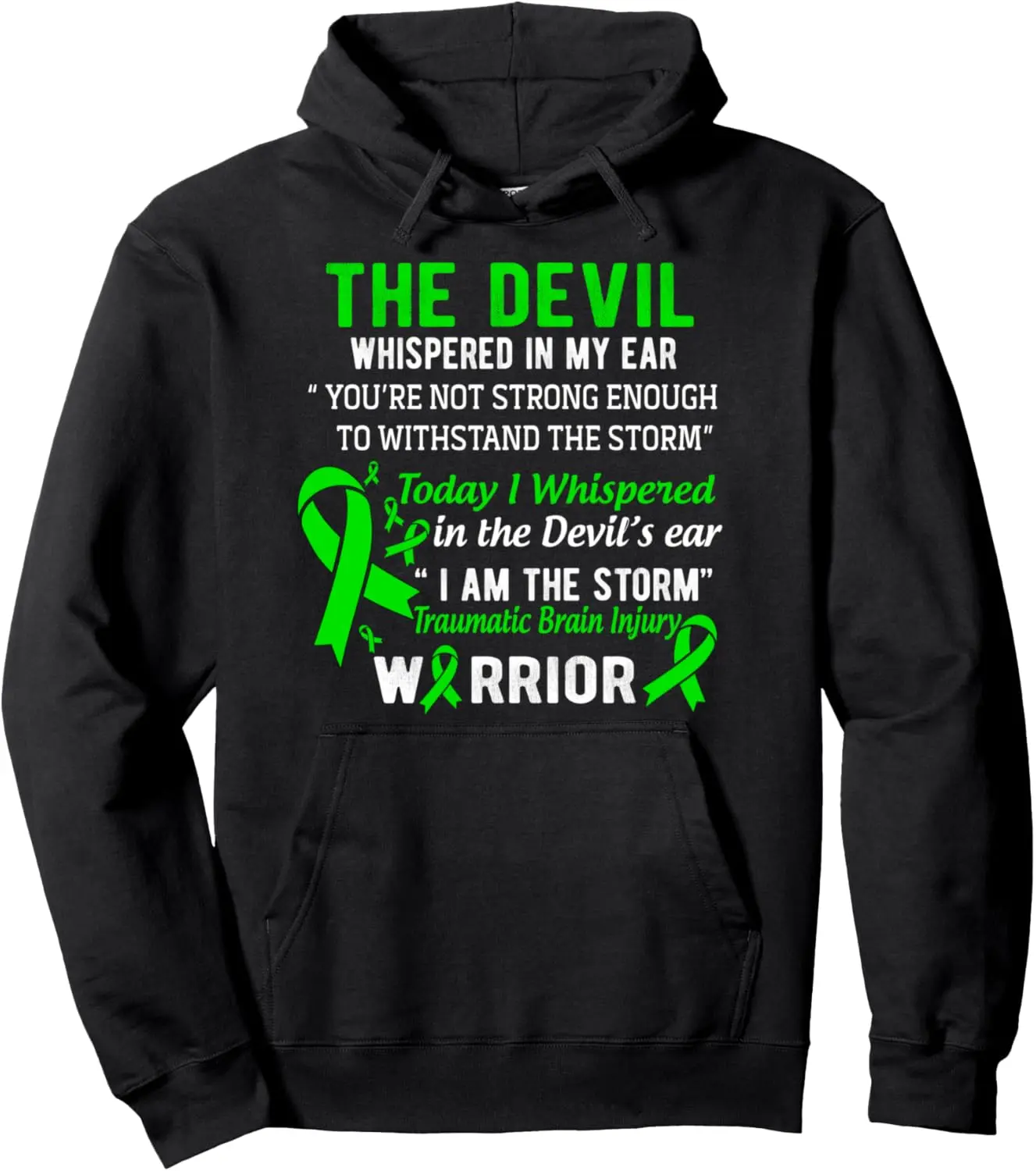 I am the Storm Traumatic Brain Injury Warrior Pullover Hoodie