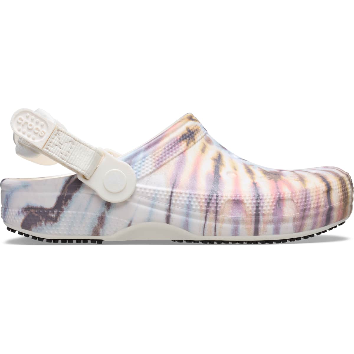 Crocs Adult Classic Graphic Adjustable Work Clogs, Slip Resistant Work Shoes, Nurses Shoes