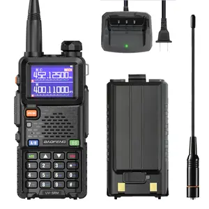 BAOFENG 5RM Ham Radio 10W Handheld (Upgraded of UV-5R) Walkie Talkies Long Range NOAA Weather Receiver Two Way Radio UV5R for Adults Camping Hunting Hiking, Frequency Copy, USB C Charger, 999CH(1 PCS), Audio, Rechargeable