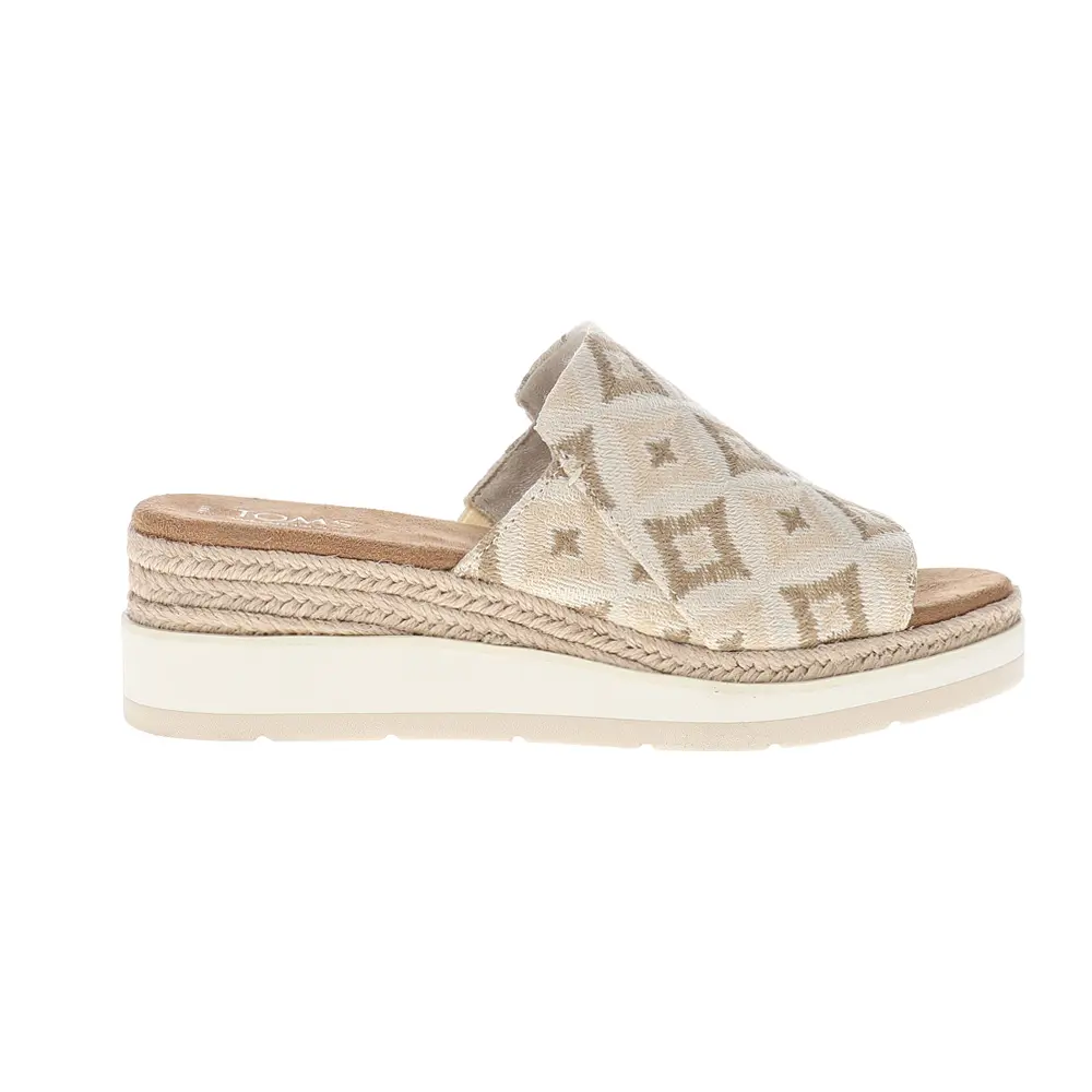 TOMS Womens Margot Mule Espadrille  Casual Sandals Casual Mid Heel 2-3" - Beige
