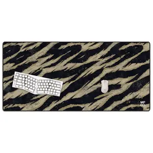 Tiger Stripe Mouse Pad, Non-Slip Base, Durable Surface for Computers & Office Equipment Use