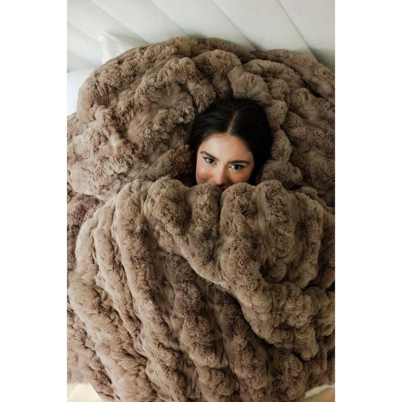 Ultra Sorbet Gingersnap Blanket