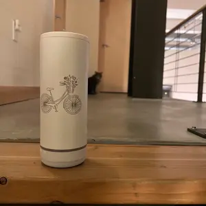 Floral Bike'n Brew Speaker Can Cooler