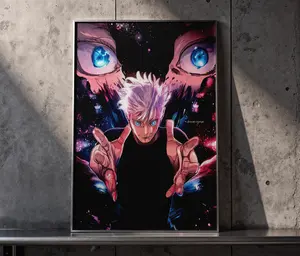 Jujutsu Kaisen Anime Poster Cursed Energy Wall Art Gojo Satoru Sukuna Yuji Itadori Manga Style Room Decor Gift Idea for Fans USA Fast Shipping