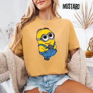 Comfort Colors Minion Shirt, Cute Minion Bob Tee, Despicable Me T-Shirt, Youth Tee, Toddler Shirt, Minion Gift, Minion Fan Shirt