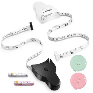 6 count  Measure Tape 60inch (150cm), Tape Measure  Measuring Tape, Retractable Push Button and Double Scale, Measuring Tape for  Measurements, , Sewing, Fabric, Cloth