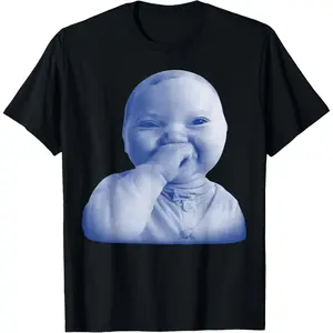 Ai Baby Meme Funny Laughing Baby Baby Meme Brainrot T-Shirt