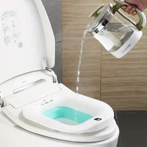 Electric Collapsible Sitz Bath | Comfortable Cleansing Bidet Seat with Adjustable Temperature for Ultimate Relaxation, Portable