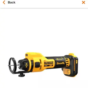 Dewalt XR 20V Lithium-Ion Cordless Rotary Drywall Cut-Out Tool (Tool Only) DCE555B