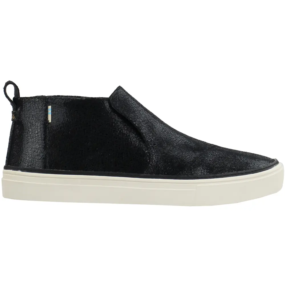 TOMS Womens Paxton Slip On Sneakers Shoes Casual - Black