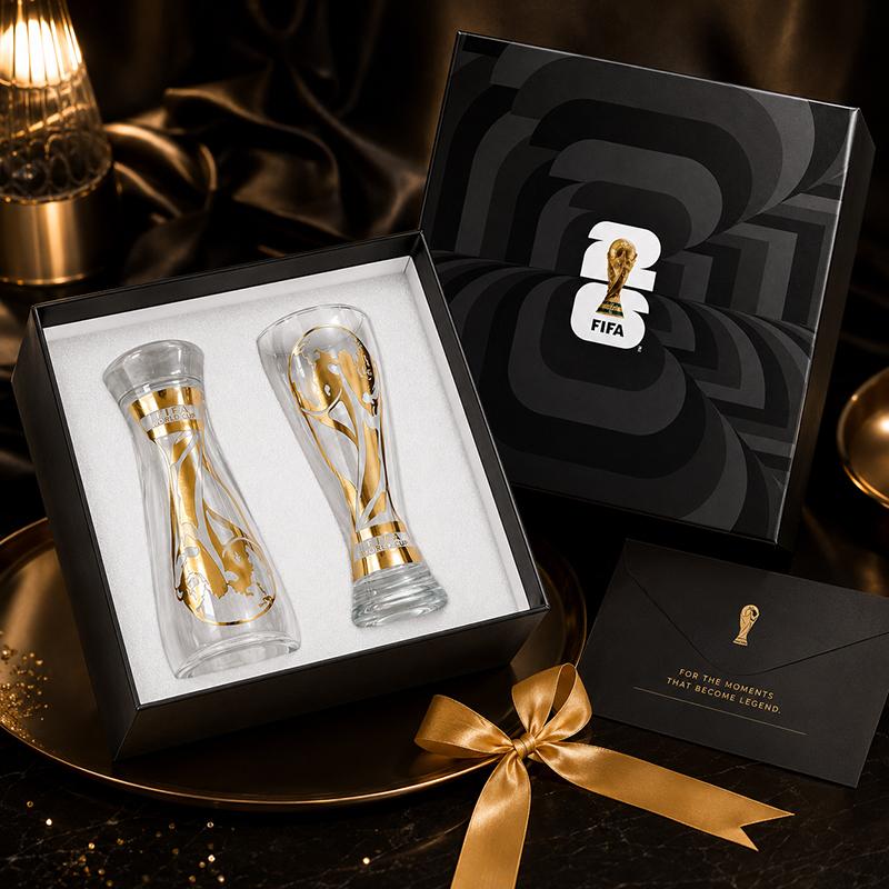 Official FIFA World Cup 26 Gold Stamped Classic Beer Glass--Collector's Edition summervibes Drinkware Tumblers,summerwins Official FIFA World Cup 26 Gold Stamped Classic Beer Glass--Collector's Edition summervibes Drinkware Tumblers,summerwins