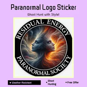 REPS Paranormal Logo Sticker (2 Inch) – Ghost Hunting Waterproof Vinyl Decal for Laptop, Car, Water Bottle