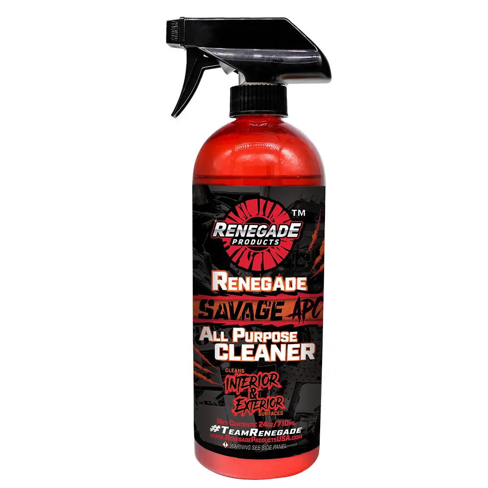 Renegade Products Savage APC All-Purpose Vehicle Cleaner – Interior & Exterior Degreaser for Cars, Trucks & Off-Road Use Renegade Products Savage APC All-Purpose Vehicle Cleaner – Interior & Exterior Degreaser for Cars, Trucks & Off-Road Use