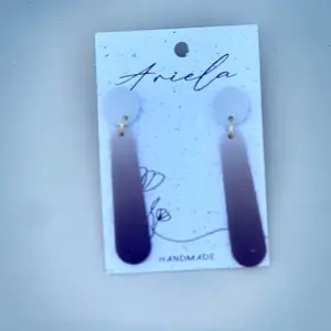 Handmade clay earrings