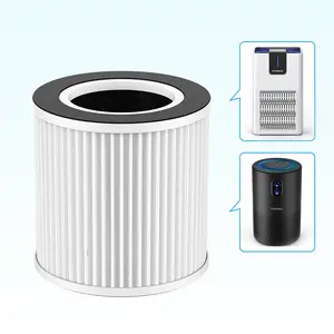 MOOKA M05 Air Purifier Filter, 3-in-1 True HEPA Filter, High-Efficiency Activated Carbon Air Filter for Smoke, Odor, Dander, Pollen Household Appliances Replacement Parts