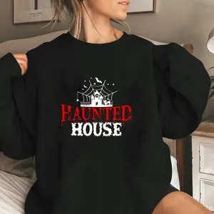 Haunted House Halloween Sweatshirt