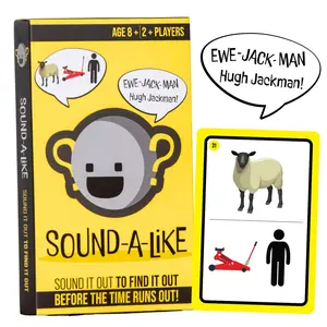 Boxer Gifts Sound-A-Like Game - Sound Out The Symbols and Guess Who The Celebrity Is - Fun Card Game For Kids and Adults