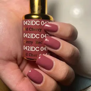DND DC 42 Red Cherry Gel and Lacquer Duo nail care nail arr