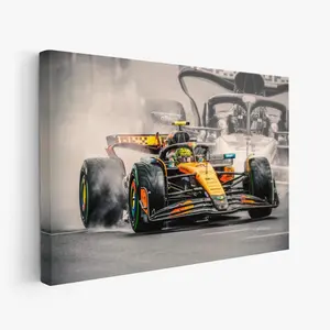 Lando Norris McLaren F1 Poster: Racing Car Wall Art