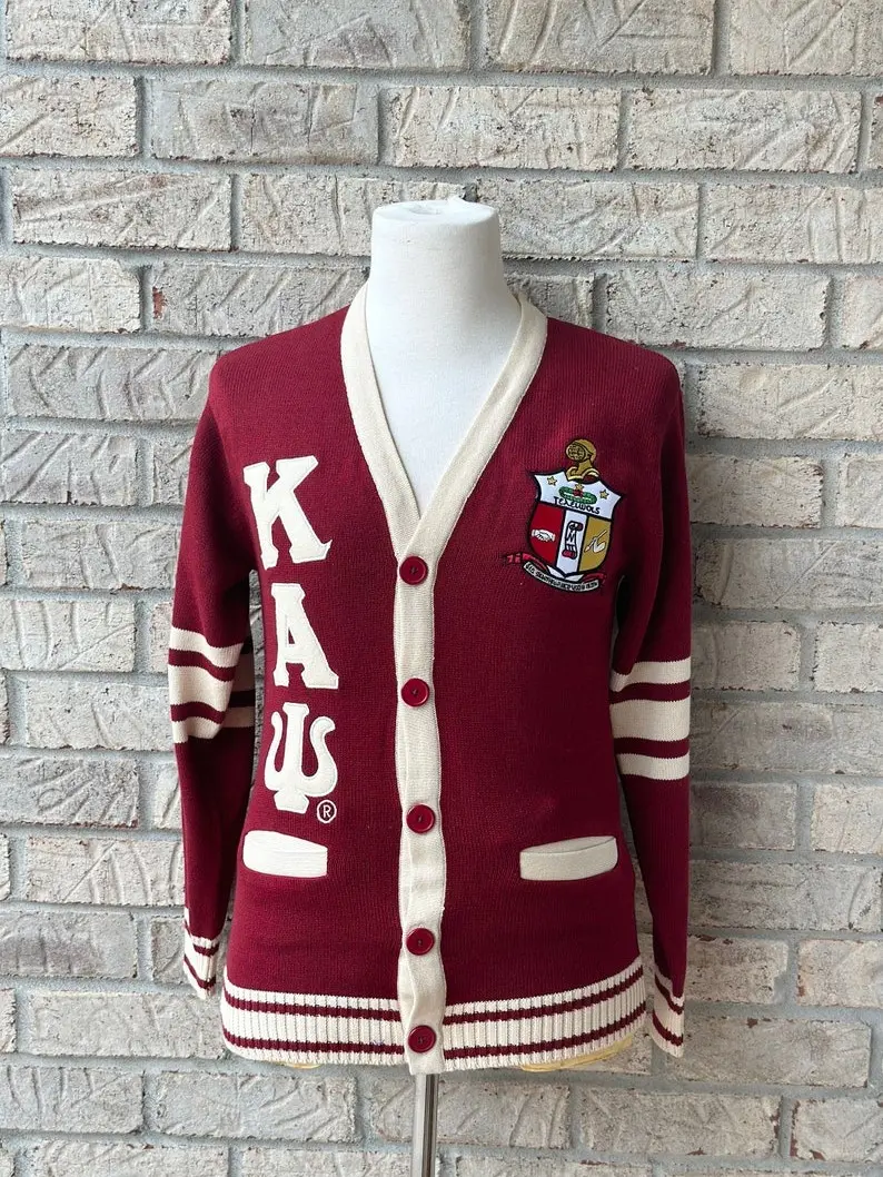 Kappa Alpha Psi Fraternity, CRIMSON Sweater/Cardigan- stay warm in Style