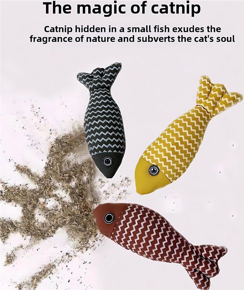 Single Small Playful Synthetic Zigzag Fish Shape Decorative Pillow, 25x12x6cm, 0.03kg Lightweight Home Decor Hanging Accent