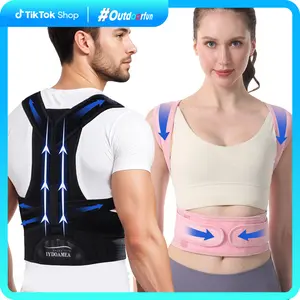 IYDoaMea Posture Corrector For Men And Women - ( Order A Size Up ) - Back Brace For Lumbar Support And Upright, Breathable Back Straightener Back Corrector Posture Improve And Neck, Back Slim Fit Posture Support Tank Top Outdoorfun
