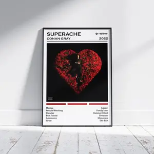 Conan Gray Poster Print  | Superache Album Poster | Music Poster | Album Cover Poster | Wall Decor | Music Gift| Room Decor