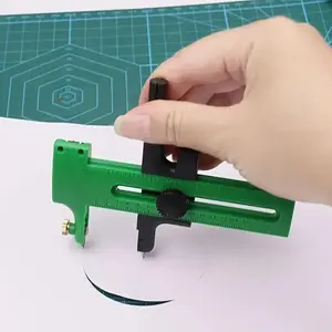 Adjustable Compass Round Knife, Rotating Compass Round Knife, Paper Cutting Tool, Craft Supplies, Wallpaper, Handmade Crafts