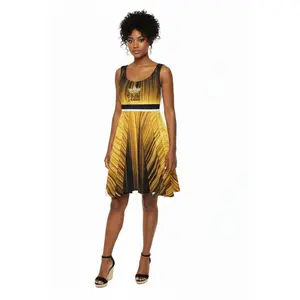 Classy Adore “Sun Goddess” Skater Dress