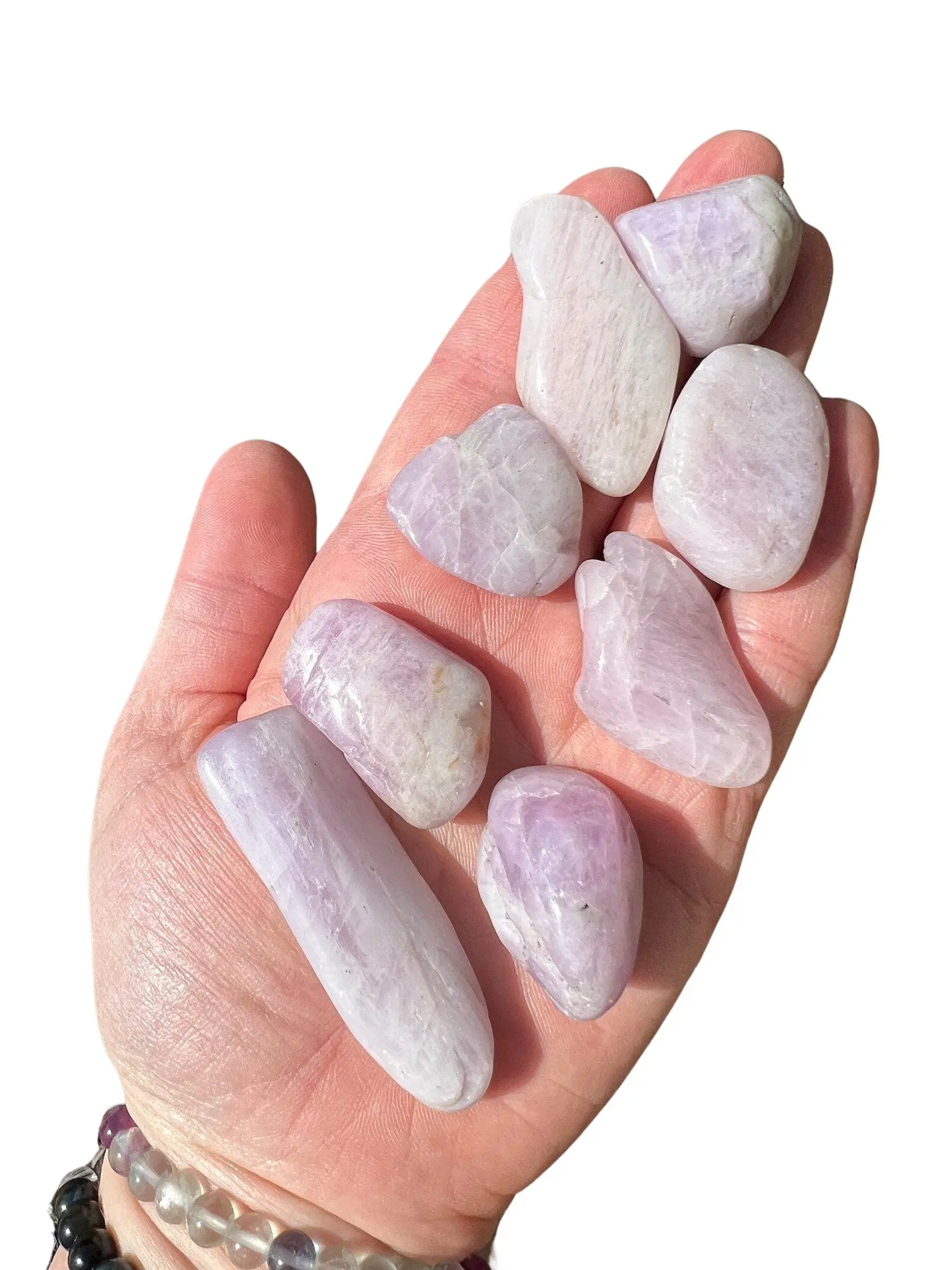 Kunzite Tumbled Stone - Grade C