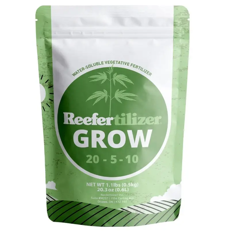 Reefertilizer REEGROW600 600ml Grow Fertilizer, 20-5-10 NPK Ratio with Phosphorus for Garden Soil Care, Flower Growth, Mature Plants