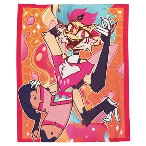 Helluva Boss Inspired Flannel Blanket – Soft, Cozy, And Perfect For Fans,Queen Bee Blanket Helluva Boss (Super-Soft Flannel)gift For Men & Women, Halloween