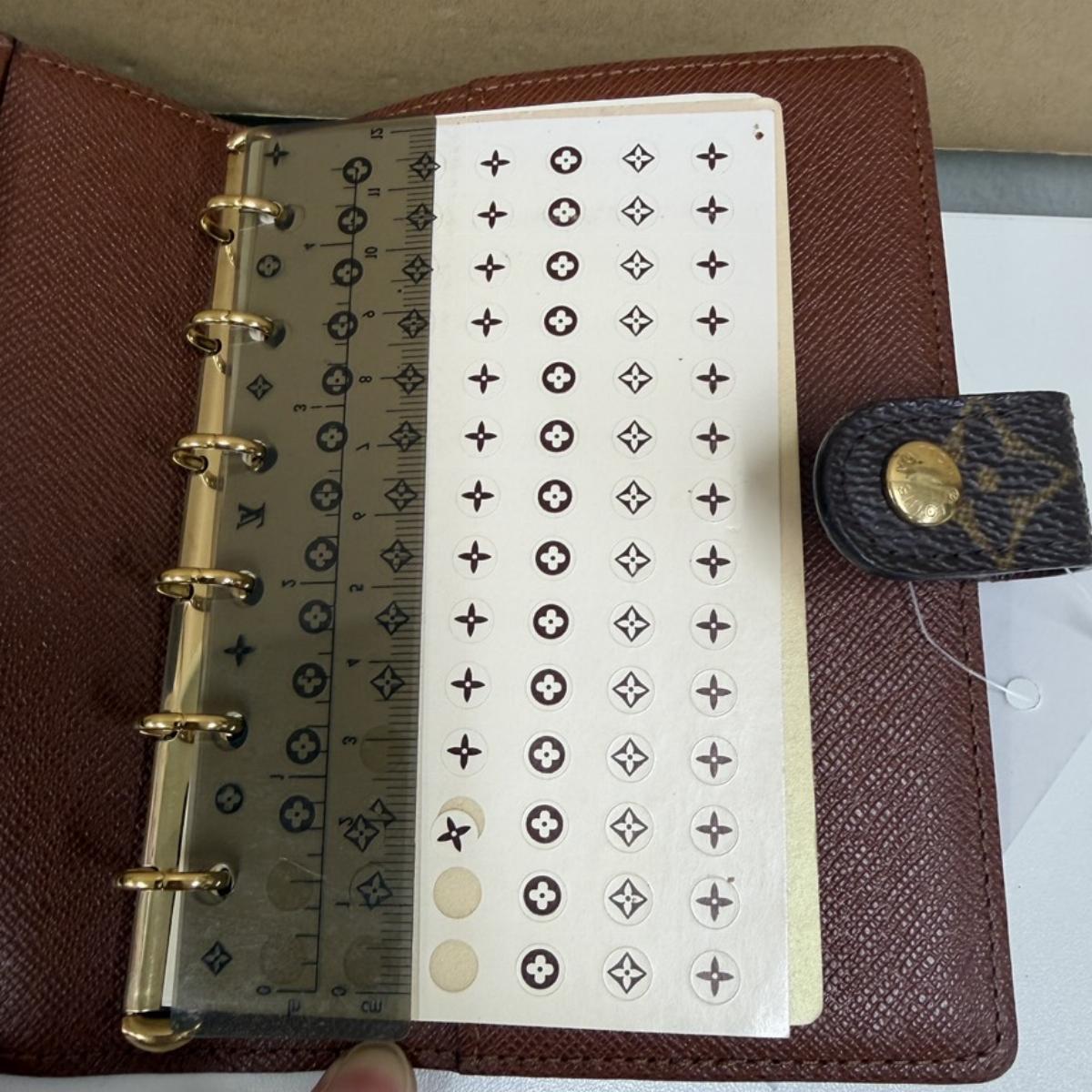 Pre-owned Louis Vuitton As Shown Shoulder Bags Monogram Agenda PM Ring Planner Cover lv2118gg